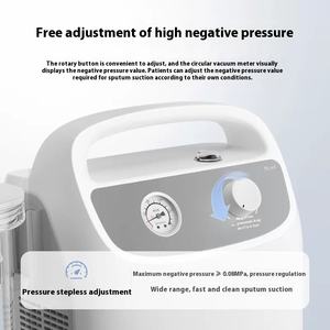 Taşınabilir elektrikli negatif basınç yetişkinler ve çocuklar için vakumlu aspirasyon makinesi evrensel otomatik balgam kaldırma cihazı - Product Image 3