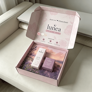 Crème pour les mains, emballage personnalisé pour le commerce électronique, boîte à lettres en carton ondulé E Flute, emballage personnalisé - Product Image 4