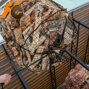 Sac en maille respirant pour bois de chauffage, grand sac <span class=keywords><strong>jumbo</strong></span>, emballage en vrac, avec service de découpe pour le bois de chauffage, tissu ventilé - Product Image 4