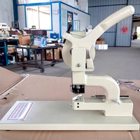 Machine à riveter semi-automatique pneumatique manuelle pour œillets, boutons creux et étiquettes volantes