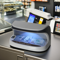 Vérificateur d'argent de compteur de billet de banque de détection UV de AL-09 le plus vendu pour la gestion de trésorerie