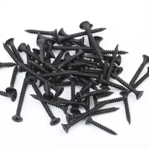 Gypsum Board Screws Carbon Steel C1022A Black/Gray Phosphate Bugle Head Phillips #6 #8 #10 Drywall Screws