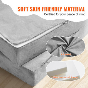 Ensemble de canapé d'escalade multifonctionnel éducatif en blocs de construction pour enfants, structure de jeu intérieure unisexe en mousse aux formes géométriques - Product Image 4