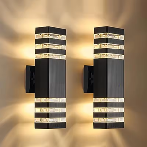 Applique LED da parete impermeabile per esterni, illuminazione per portico, strada, giardino, decorazione domestica, con attacco E27 - Product Image 1