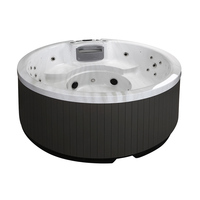 Gurgle OEM ODM Jacuzzi extérieur en acrylique pour 8 personnes, bain à remous rond personnalisé, fournisseur de spas