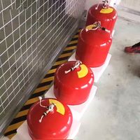 Alat Pemadam Kebakaran Bubuk Baja Merah Otomatis Gantung Portabel Bersertifikasi XingLong ISO9001 Kelas ABC 4kg-12kg 15-30d 1 Tahun