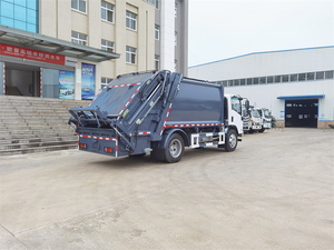 Unité de traitement des déchets compressés de 8 tonnes, 10 mètres cubes, camion compacteur de déchets Isuzu. - Product Image 5