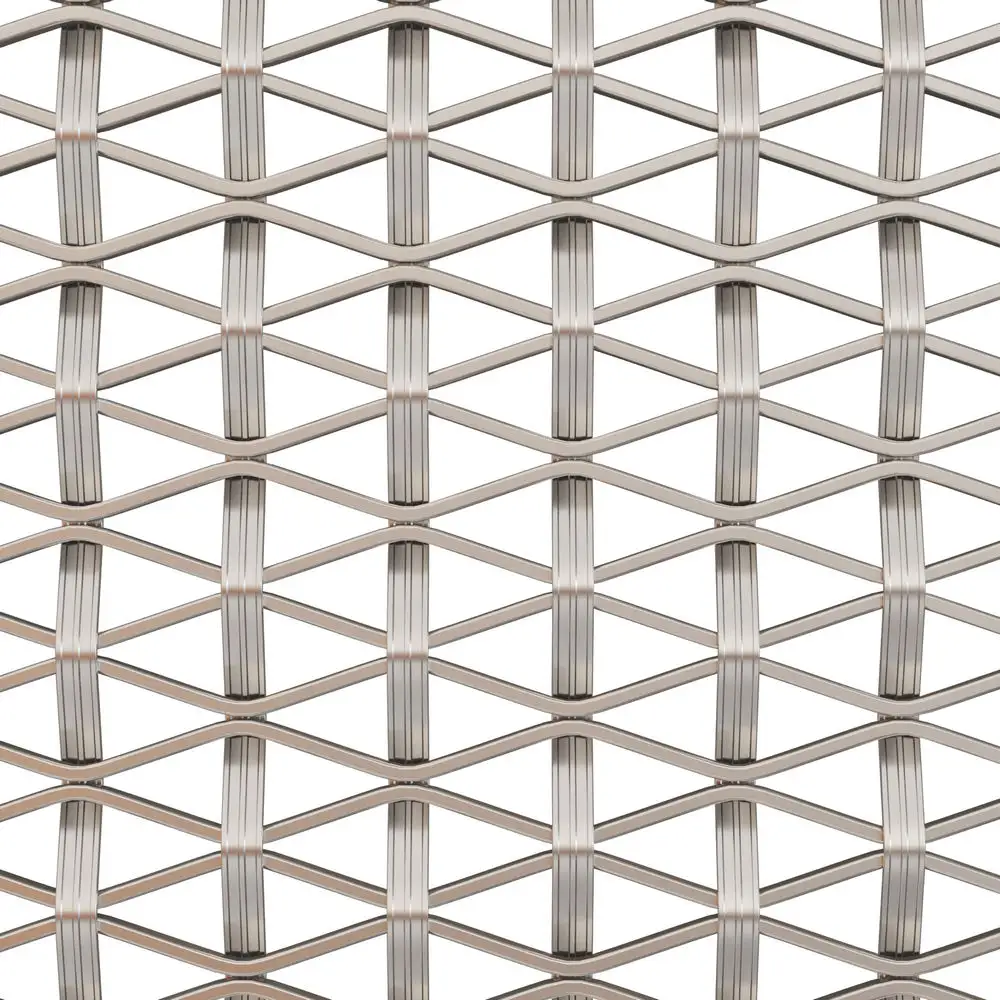 New 3d Wire Mesh Fence Ss Wire Mesh Decking 304 Stainless Steel Architectural Woven Wire Mesh For Elevator