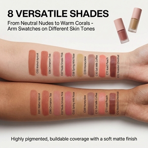 Brillo Labial Mate Hidratante de Larga Duración con Acabado Natural, Maquillaje Diario de Buena Calidad, con Tubos de Plástico y Logotipo Personalizado - Product Image 3