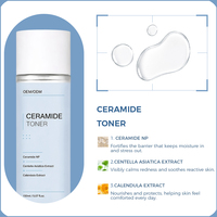 Collection de soins de la peau à la céramide : nettoyant visage, tonique, sérum, crème hydratante, étiquette privée OEM, anti-rides, pour tous types de peau