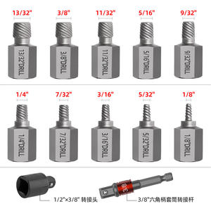 Juego de Extractores de Roscas Ximeng de 12 Piezas, Métrico e Imperial, de Acero al Cromo Vanadio, Kit de Herramientas Industriales para Reparación de Automóviles - Product Image 2