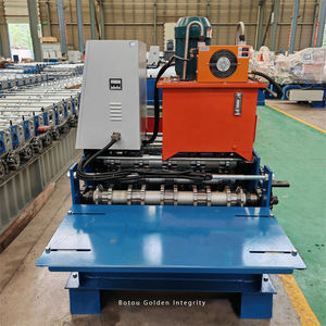 Kunden spezifische Crimp dach Stahlblech Rollen form maschine Metall Penal Curving Tile Making Machinery - Product Image 2