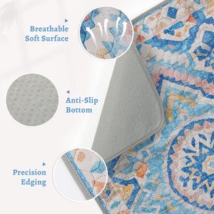 HIPHOPPET Absorbent Wieder verwendbare wasch bare Welpen-Hunde trainings pads Wasserdichtes, rutsch festes, auslaufs ic heres, schnell trocknendes, umwelt freundliches Pee-Pad für Haustiere - Product Image 2