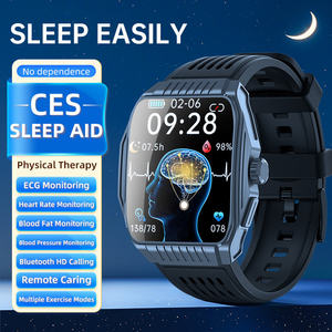 Nouvelle Montre Connectée Tendance pour le Sommeil, Android, IP68, <span class=keywords><strong>ECG</strong></span>, PPG, Moniteur <span class=keywords><strong>de</strong></span> Santé en Temps Réel, SOS, Sport, Écran Carré 1,85'', Autonomie <span class=keywords><strong>de</strong></span> 4 Jours pour les Appels - Product Image 4