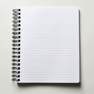 Carnet à spirales A5 de haute qualité en cuir PU professionnel avec plan d'entretien imprimé, certifié BSCI, 80 feuilles, papier 100 g/m² - Product Image 2