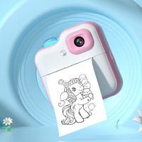 Kamera Instan Unicorn untuk Anak-Anak, Foto HD, Mainan Luar Ruangan dengan Media MicroSD untuk Anak Laki-Laki dan Perempuan