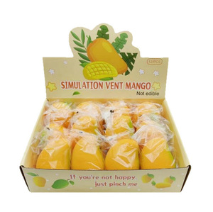 Juguete antiestrés de fresa y queso transfronterizo, divertido para apretar, bola de liberación lenta de rebote, de goma suave TPR - Product Image 5