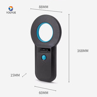 134,2 Khz Animal Microchip Dog chip Reader PET chip scanner Animal Tag Card Reader