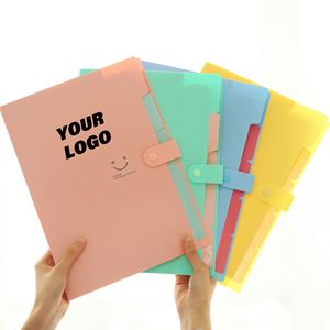 A4 Letter Size PP Expanding Wallet Organizer <b>File</b> <b>Folder</b> with Tabs Filing Product - Product Image 2