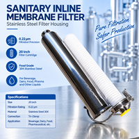 Filtres Sanimatic à ligne droite SANI-MATIC STRAIGHT-LINE STRAINERS SS 304 316L Filtres durables pour les processus à débit standard