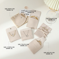 Vente en gros d'ensemble de boîtes d'emballage de bijoux boîte à bijoux en deux parties avec pochette à bouton-pression et sac en velours pour le stockage