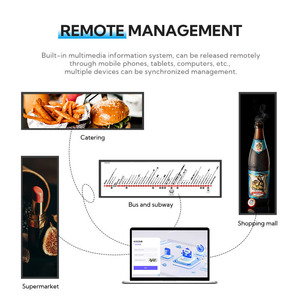 Android phiên bản màn hình treo tường Video <span class=keywords><strong>Player</strong></span> LCD Monitor USB media <span class=keywords><strong>player</strong></span> cho quảng cáo - Product Image 2