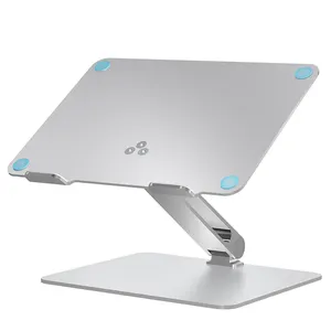 GZM yükseklik açısı ayarlanabilir katlanır Laptop standı alüminyum alaşımlı Metal Laptop standı tutucu