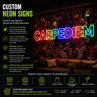 Enseigne néon personnalisée pour logo de magasin et décoration d'événements, fabricant d'enseignes sur mesure pour devantures de magasins, bureaux, hôtels, enseigne néon personnalisée