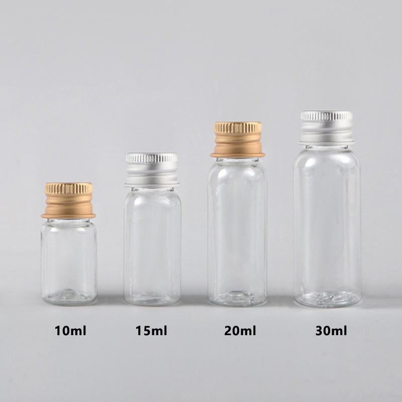 ขวด PET + ฝาเกลียวอลูมิเนียม