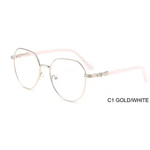 2024SY Style Cherish Hot Selling Men Simple Designer Male Frame Metal Classic Optical Glasses Eyewear
