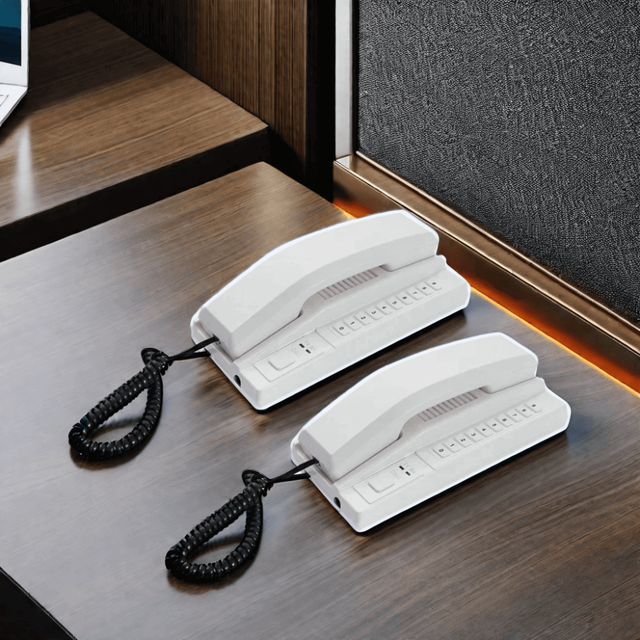Wireless Digital Mobile Radio Intercom Phone 433.92MHz Frequency 2W Output Power 1km Range for Room-to-Room Communication System