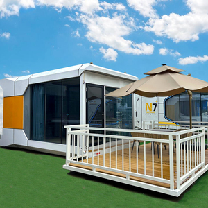 <span class=keywords><strong>Refugio</strong></span> prefabricado resistente a desastres climáticos extremos, casa móvil a prueba de huracanes con opción de búnker subterráneo, estructura de acero - Product Image 2