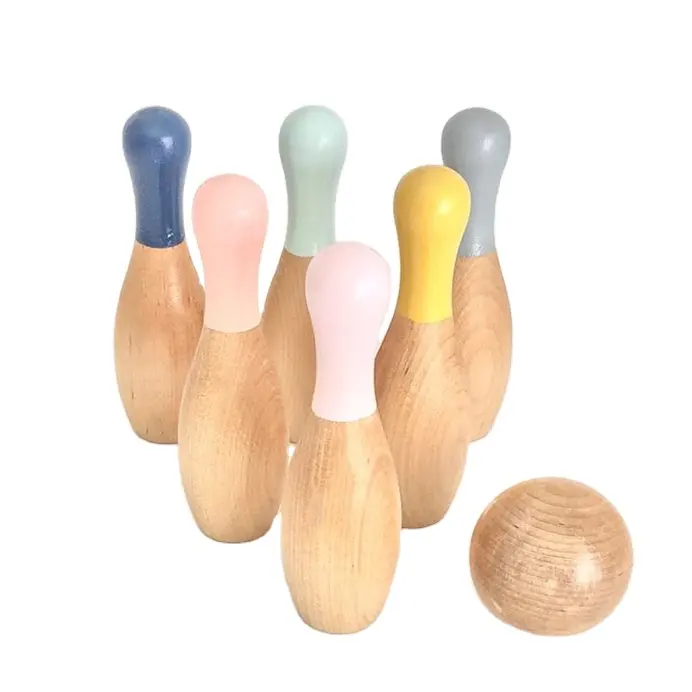 Conjunto de tigela de madeira personalizado, cor personalizada para bebês e adultos