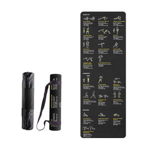 Tapete de Yoga Ecológico sin TPE con 24 Posturas y 21 Estiramientos Impresos para Fortalecer los Músculos - Mats0 Instr - Product Image 4