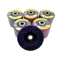 Disco de Desbaste y Limpieza de Zirconia Púrpura Duradero de 100mm, 115mm, 125mm, de Fábrica con 17 Años de Experiencia para Eliminación de Pintura de Metal, CE