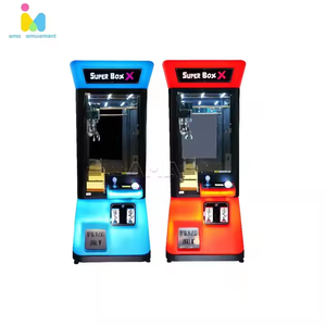¡Mini Super Arcade Crane Claw Game Machine Material plástico X Claw Doll Toy Catcher Versión <span class=keywords><strong>en</strong></span> inglés Coin Pusher Showtime! - Product Image 4