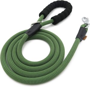 Correa para Perro Ecológica de Lujo, Suave y Reflectante, con Mango de Espuma de Burbujas, Cadena en P, Antitirones - Product Image 1