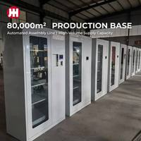 Yüz Tanımalı Erişim Kontrolü ve IoT Envanter Yönetimi Özelliğine Sahip Akıllı RFID Takım Dolabı, 80.000m²'lik Enerji Santrali Fabrikası Üretimi için