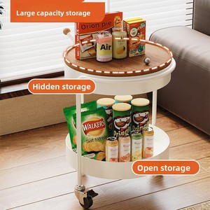 <span class=keywords><strong>Table</strong></span> d'appoint moderne en fer pour salon et salle à manger, <span class=keywords><strong>table</strong></span> basse mobile avec étagère de rangement <span class=keywords><strong>extensible</strong></span> - Product Image 6