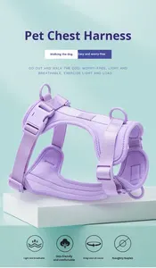 เสื้อกั๊กสุนัขแบบปรับได้ออกแบบไม่ดึงง่ายทนทานเบาระบายอากาศวัสดุสำหรับสุนัขขนาดเล็กและใหญ่ - Product Image 4