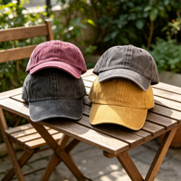 Gorra de Béisbol Vintage Bordada de Alta Calidad al por Mayor, Gorra Personalizada con Bordado
