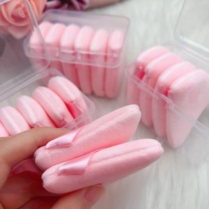 Top Seller blanco <span class=keywords><strong>negro</strong></span> Rosa terciopelo algodón microfibra suave absorción triángulo polvo <span class=keywords><strong>Puff</strong></span> para cosméticos maquillaje personalizado - Product Image 2