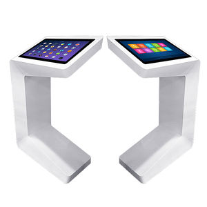 27Inch Vrijstaande Self-Service Touchscreen Kiosk Digitale Bewegwijzering Informatie Vraag Gids Kiosk Voor Bank Winkelcentrum - Product Image 2