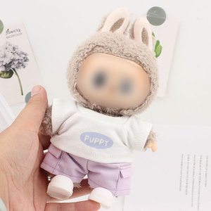 Ropa para Muñecas Laubub de <span class=keywords><strong>Primera</strong></span>, Segunda y Tercera Generación de 17 cm, Conjunto de Camiseta y Pantalones Cortos Casuales y Modernos Hechos de Plástico Resistente - Product Image 2