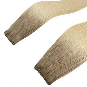 Extensiones de Cabello con Cinta Invisible Tejidas a Mano, 100% Cabello Humano, Adhesivas con Clip, Todos los Colores - Product Image 3