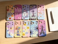 Étui antichoc scintillant Sunmorn TPU+PC pour 17/16/15/14/13/12/11 Pro Max - 100 designs, mise à jour quotidienne, mode féminine