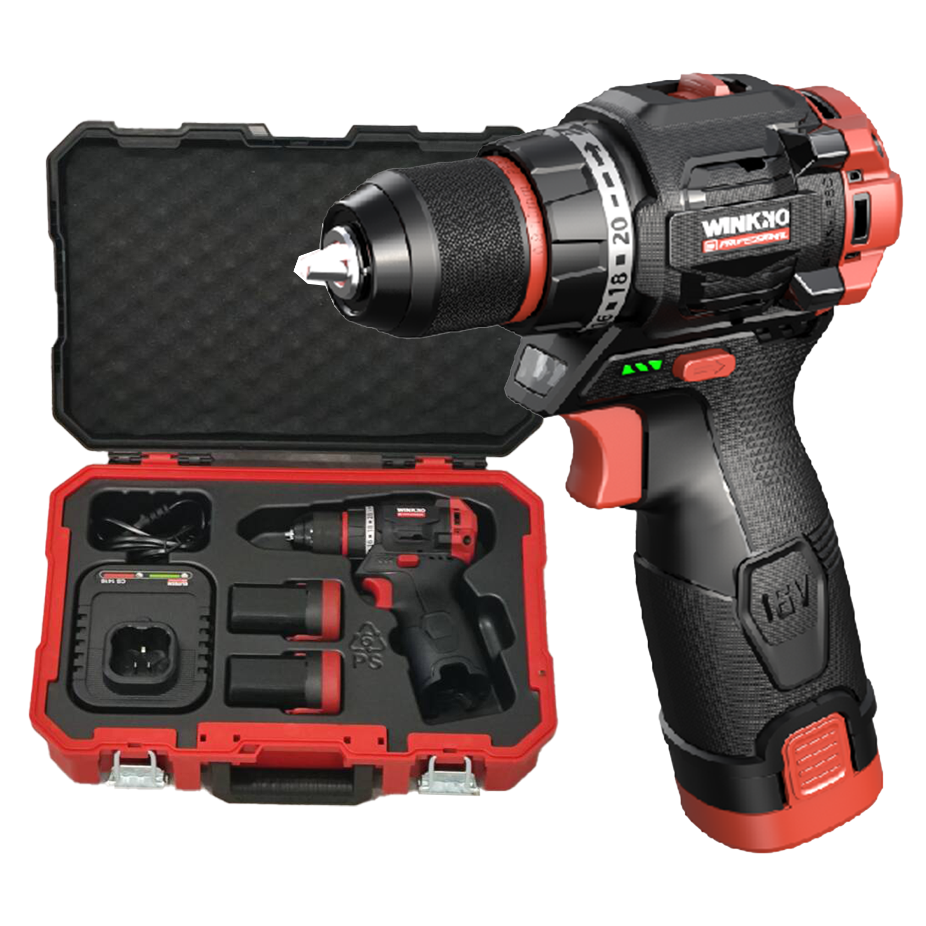 14V 16V cordless WINKKO set cordless tool hammer drill impact Factory for Drilling