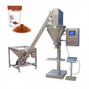 เครื่องบรรจุผงแบบกึ่งอัตโนมัติแนวตั้งความแม่นยำสูงสำหรับน้ำตาล อาหาร เครื่องปรุงรส บรรจุในซอง/ถุงแบบตั้งได้ - Product Image 1