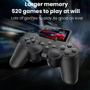 เครื่องเล่นเกมพกพา S10 พร้อมจอยควบคุม หน้าจอ 2.4 นิ้ว ในตัวมี 520 เกมส์ เครื่องเล่นเกมย้อนยุคแบบพกพา รองรับการเชื่อมต่อ AV Output รุ่น S10 S10 - Product Image 5