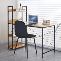 Bureau d'ordinateur simple en fer de haute qualité et robuste de 120 cm, table de bureau à domicile, table d'étude